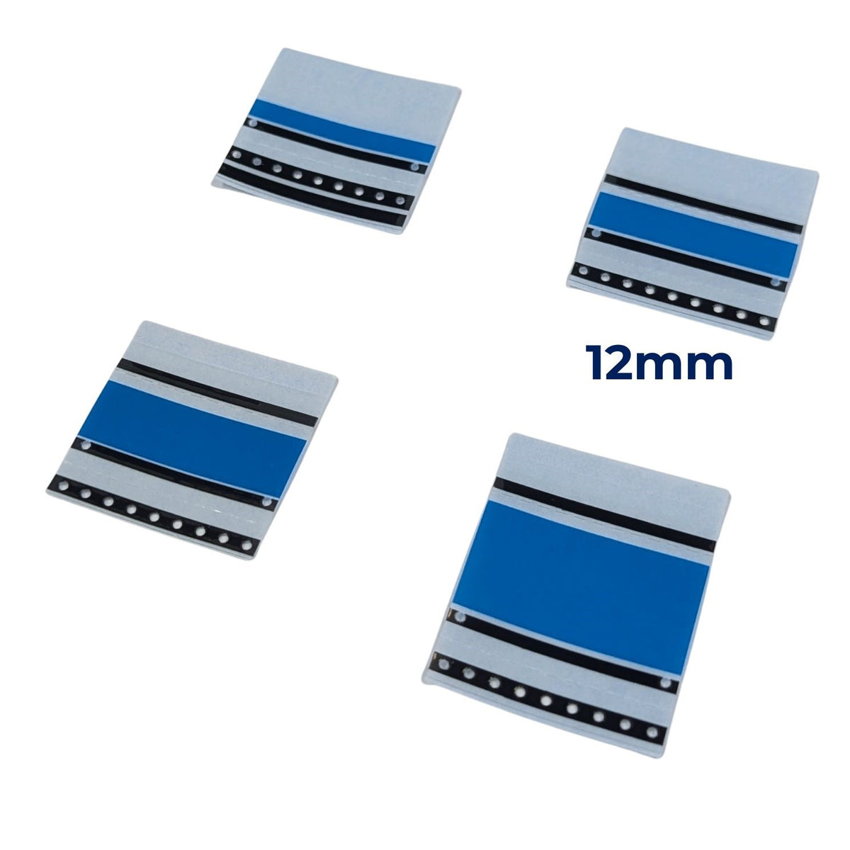 AFT All-Feeder Splice Tape 12mm — Metal and Optical Detection — Compatible with ASM Fuji Yamaha Juki Panasonic Hanwha Smart Feeders