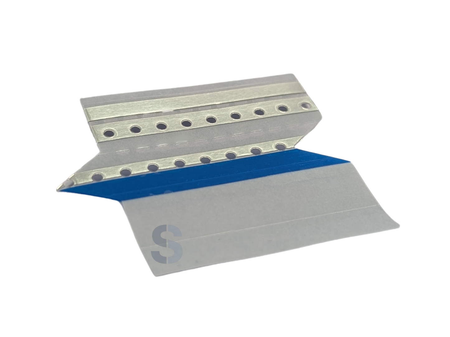 DSBL Silver Blue Double Splice Tape 8mm — Metal Detection for Fuji and ASMPT Smart Feeders