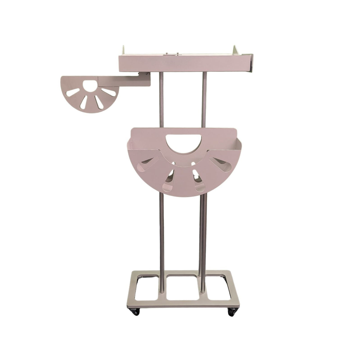 SC172 SMT Splice Stand Side View — Splice Tape Box Compartments and Reel Holder Detail