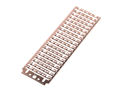 CP408 Splice Clip Frame Detail — Phosphor Bronze Clips for SMT Splicing with Stapler Tool