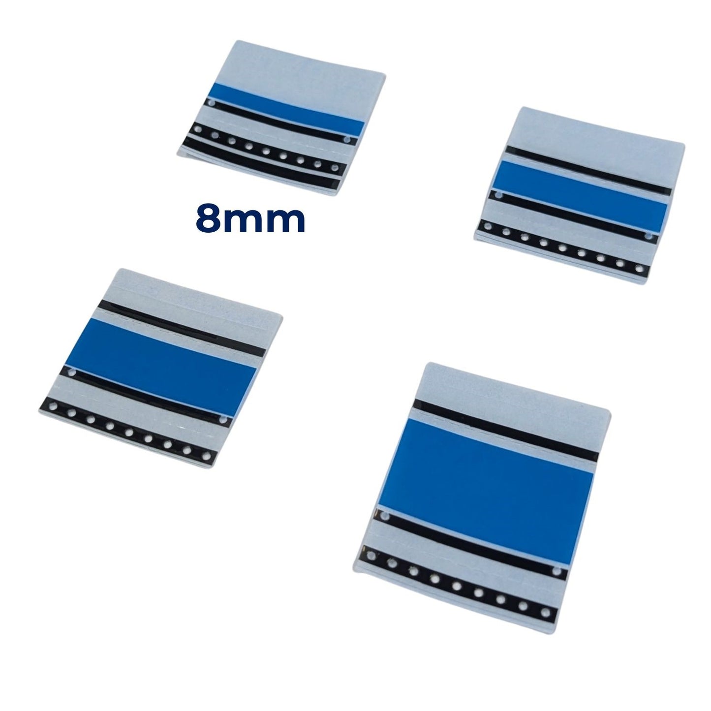 AFT All-Feeder Splice Tape 8mm — Metal and Optical Detection — Compatible with ASM Fuji Yamaha Juki Panasonic Hanwha Smart Feeders