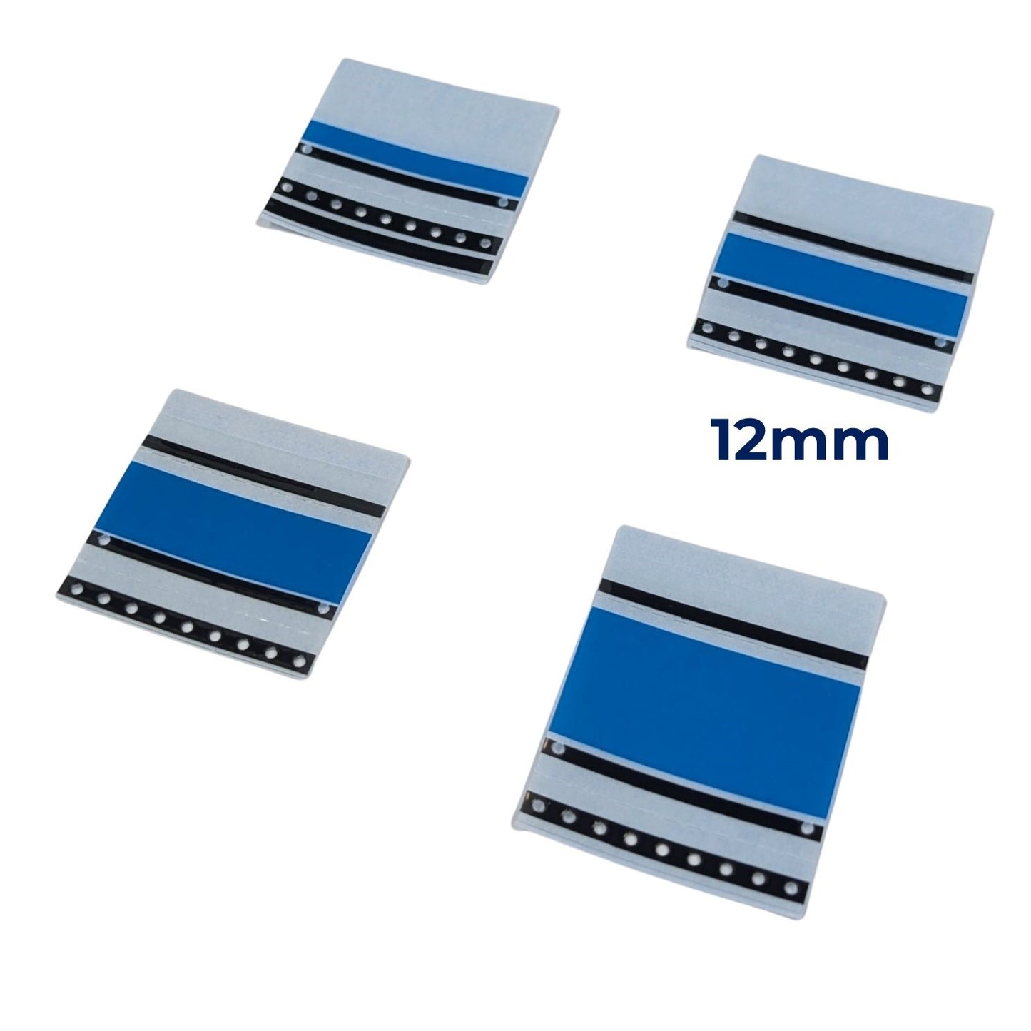AFT All-Feeder Splice Tape 12mm — Metal and Optical Detection — Compatible with ASM Fuji Yamaha Juki Panasonic Hanwha Smart Feeders