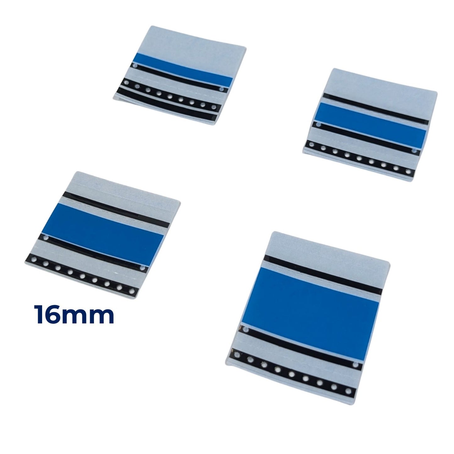AFT All-Feeder Splice Tape 16mm — Metal and Optical Detection — Compatible with ASM Fuji Yamaha Juki Panasonic Hanwha Smart Feeders