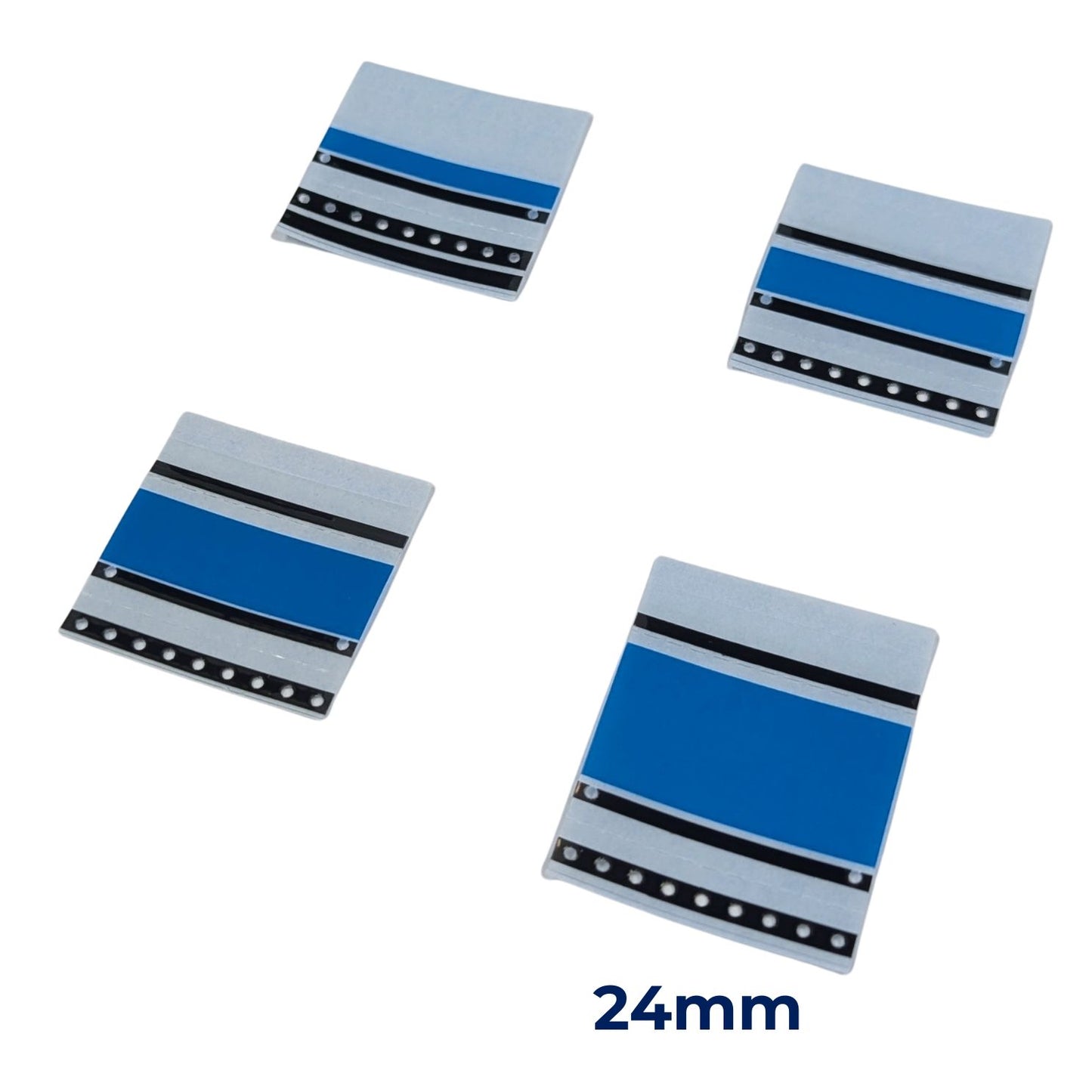 AFT All-Feeder Splice Tape 24mm — Metal and Optical Detection — Compatible with ASM Fuji Yamaha Juki Panasonic Hanwha Smart Feeders