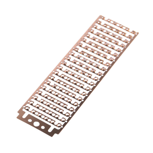 CP408 SMT Splice Clip Frame — Bandolier of 20 Phosphor Bronze Splice Clips for SMT Carrier Tape