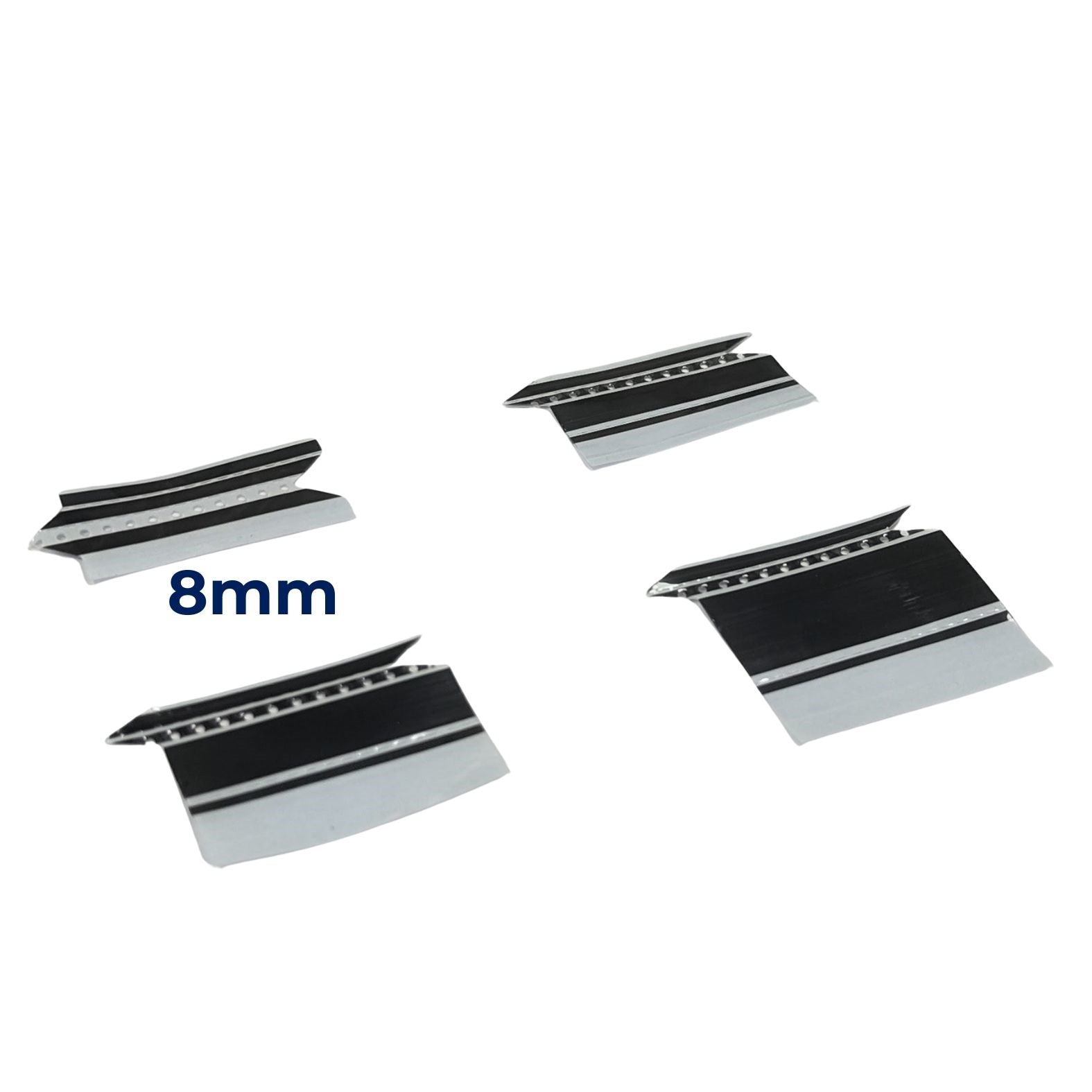 DPL Black Double Splice Tape 8mm — Optical Emitter Receiver Detection for Panasonic Yamaha Juki Hanwha Smart Feeders