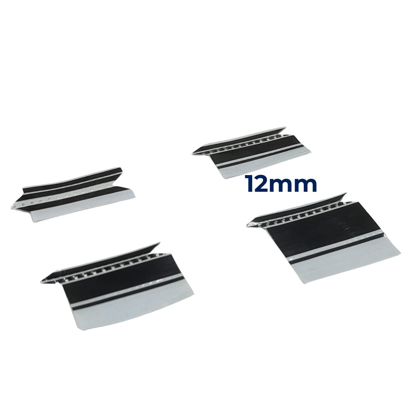DPL Black Double Splice Tape 12mm — Optical Emitter Receiver Detection for Panasonic Yamaha Juki Hanwha Smart Feeders