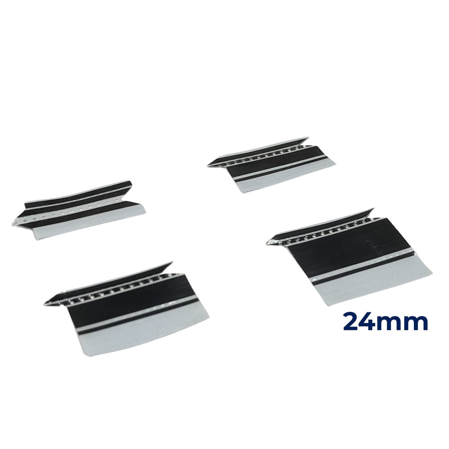 DPL Black Double Splice Tape 24mm — Optical Emitter Receiver Detection for Panasonic Yamaha Juki Hanwha Smart Feeders