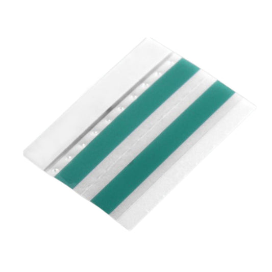 DSG Green Double Splice Tape Applied to SMT Carrier Tape — Tool-Free Splicing Setup