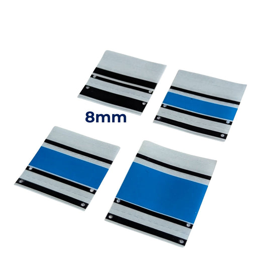 DSPX Black Double Splice Tape 8mm — Optical Emitter Receiver Detection for Panasonic Yamaha Juki Hanwha Smart Feeders