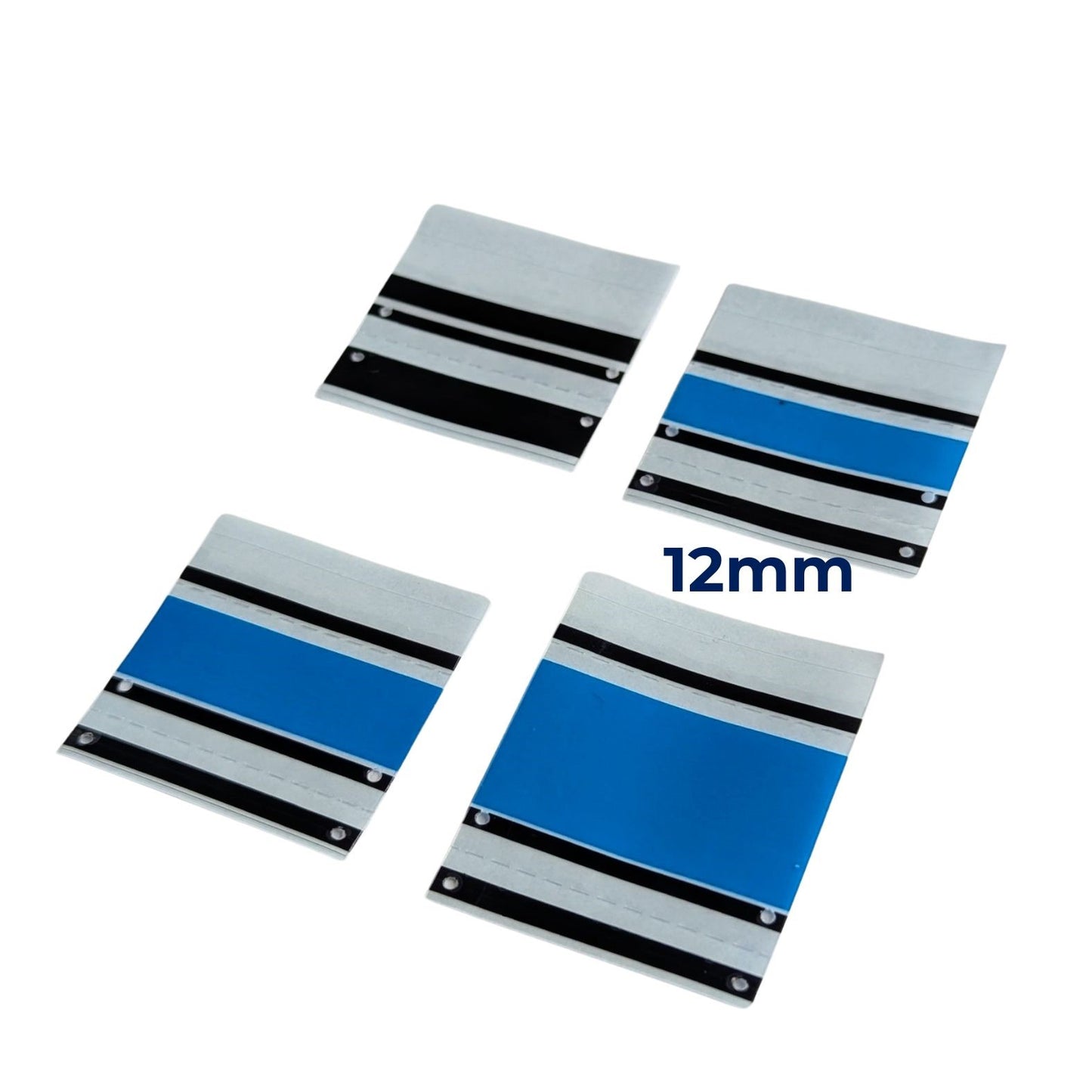 DSPX Black Double Splice Tape 12mm — Optical Emitter Receiver Detection for Panasonic Yamaha Juki Hanwha Smart Feeders