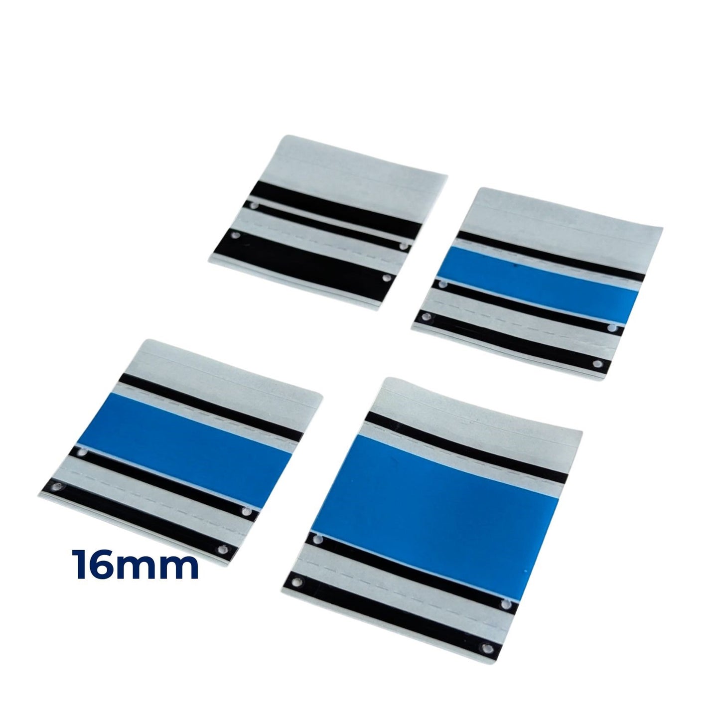 DSPX Black Double Splice Tape 16mm — Optical Emitter Receiver Detection for Panasonic Yamaha Juki Hanwha Smart Feeders