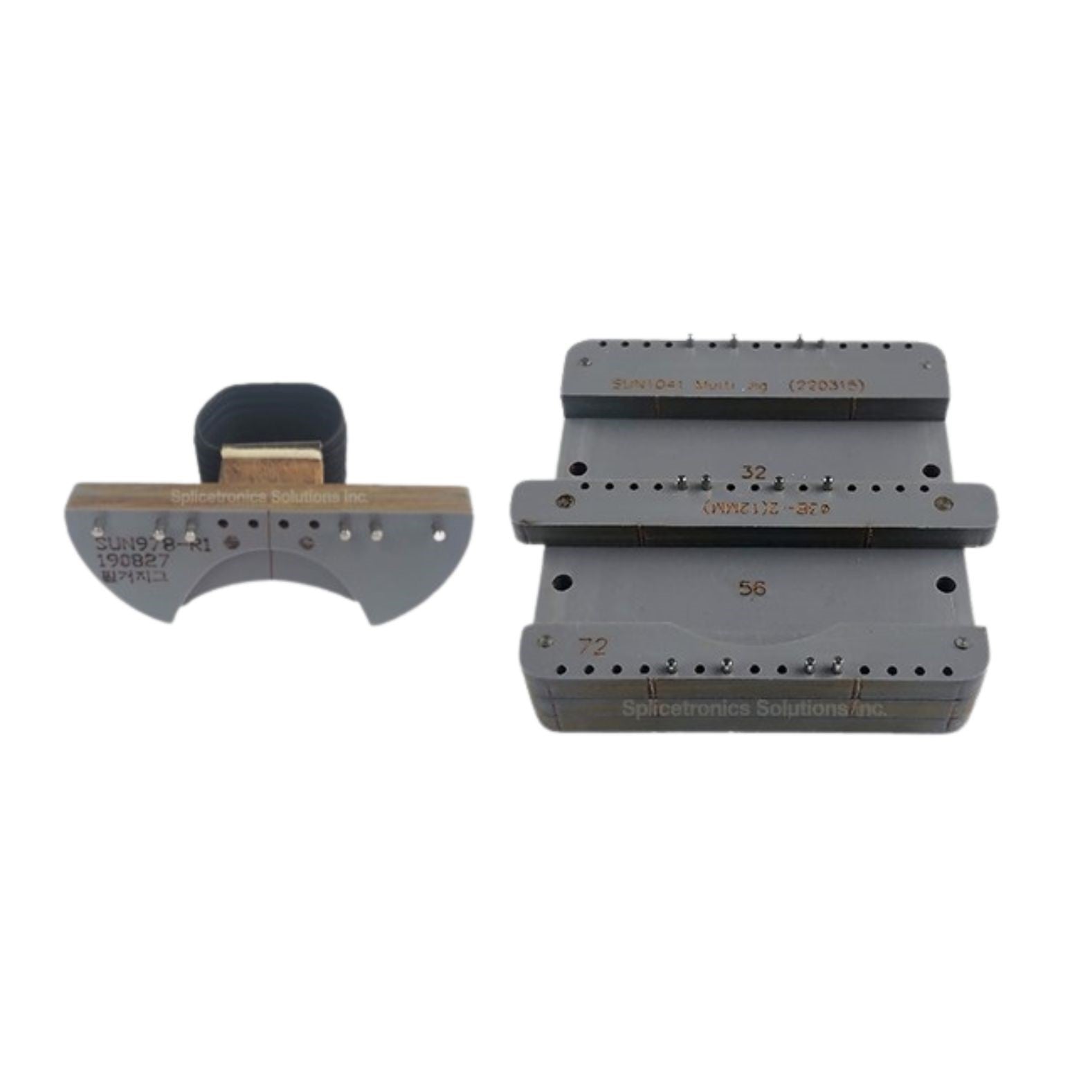 FJ110 Finger Jig 8mm and MJ110 Multi Jig 8mm-72mm — SMT Splice Tape Alignment Jigs for DPL and DSBL Splice Tapes