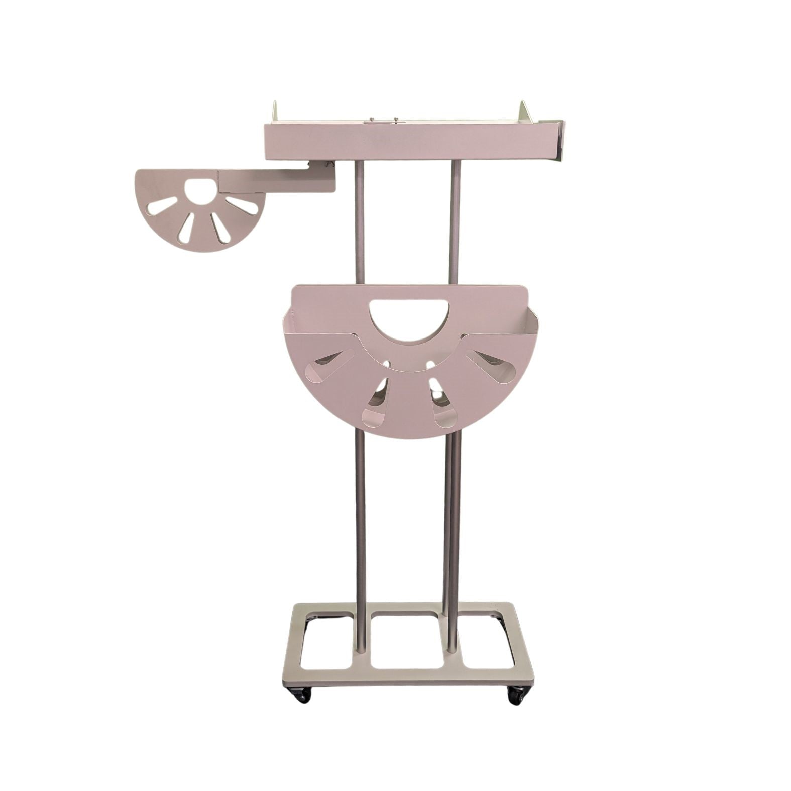 SC172 SMT Splice Stand Side View — Splice Tape Box Compartments and Reel Holder Detail