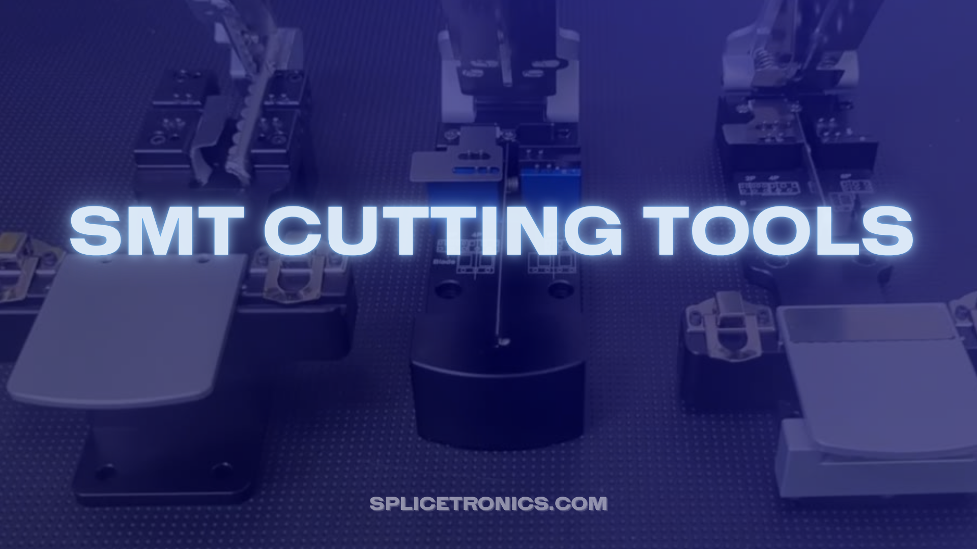 Load video: A short video showcasing precision SMT cutting tools in action. The video highlights the importance of clean, accurate cuts for perfect splices. It shows close-up shots of the cutting process, emphasizes that one bad cut can stop an entire SMT line, and finishes with a call to maintain smooth production with reliable cutting tools.