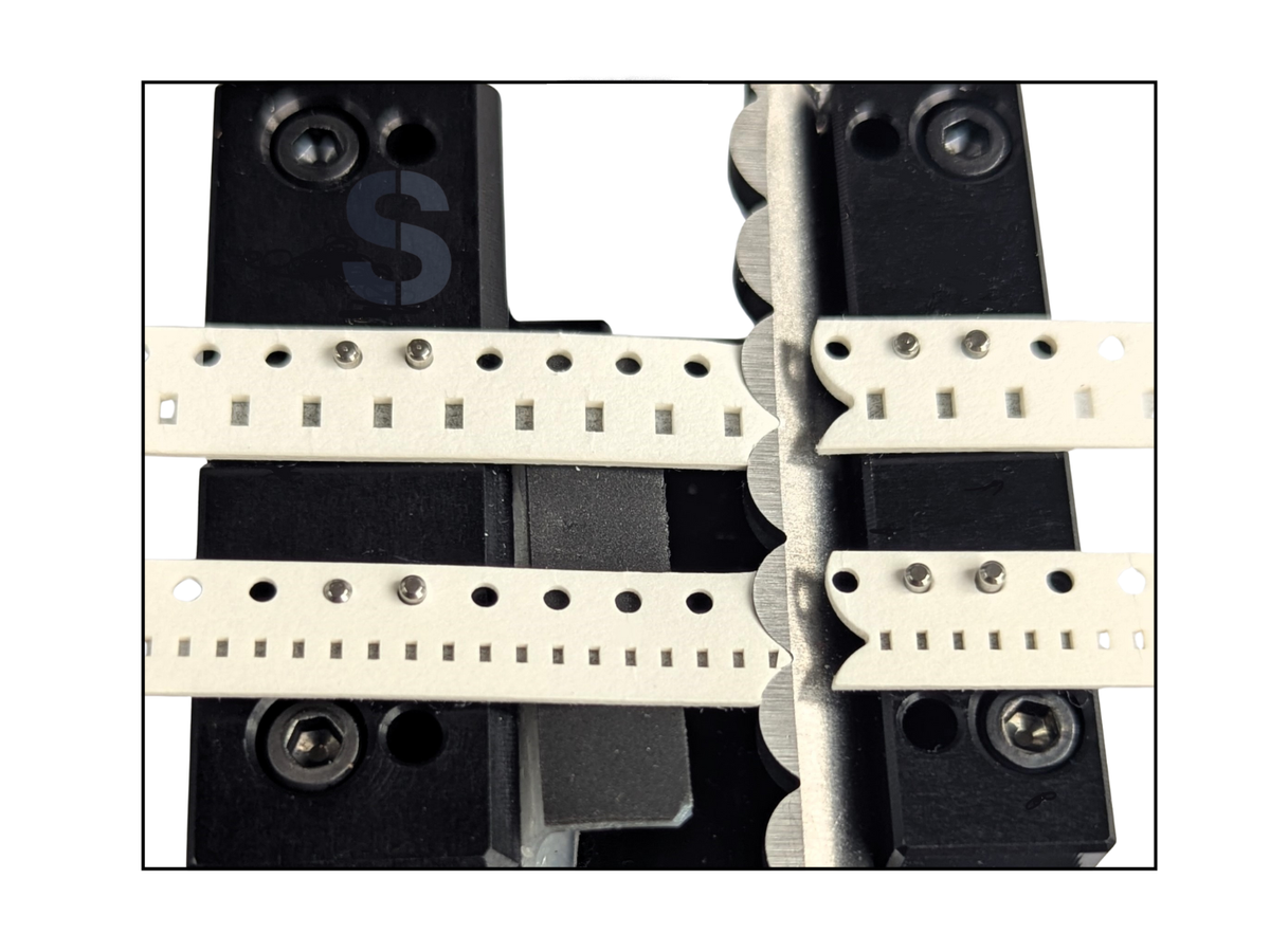 Splicetronics STV08 V Splice Tool 8mm — All-in-One Cut & Splice for SMT Carrier Tape ...